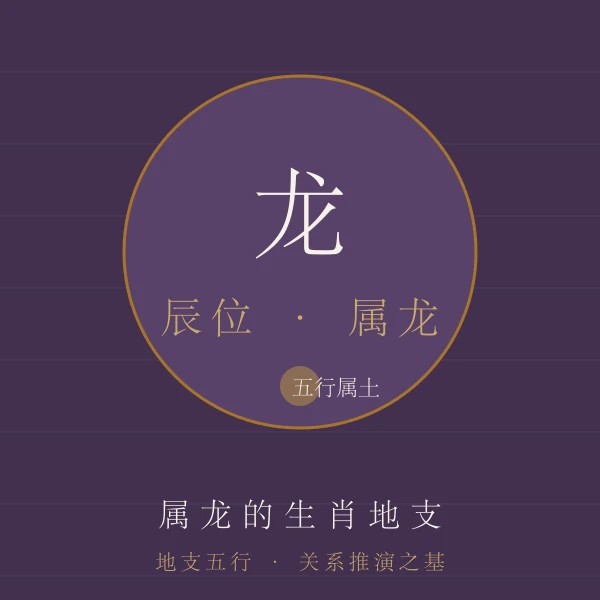 龙地支属相主题图