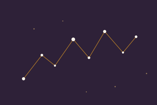 星空连线组成的星座图案