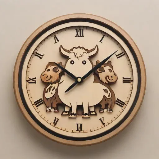 十二生肖时钟手工制作图片简单 十二生肖时钟手工制作图片简单