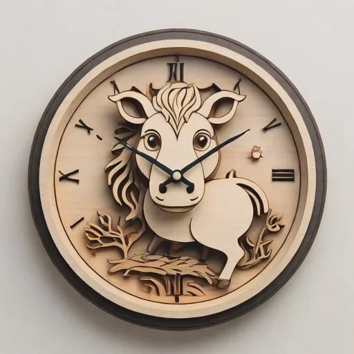 十二生肖时钟手工制作图片简单 十二生肖时钟手工制作图片简单