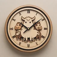 十二生肖时钟手工制作图片简单