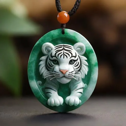 属虎的适合佩戴什么饰品翡翠吊坠，生肖虎戴什么翡翠比较好  第2张